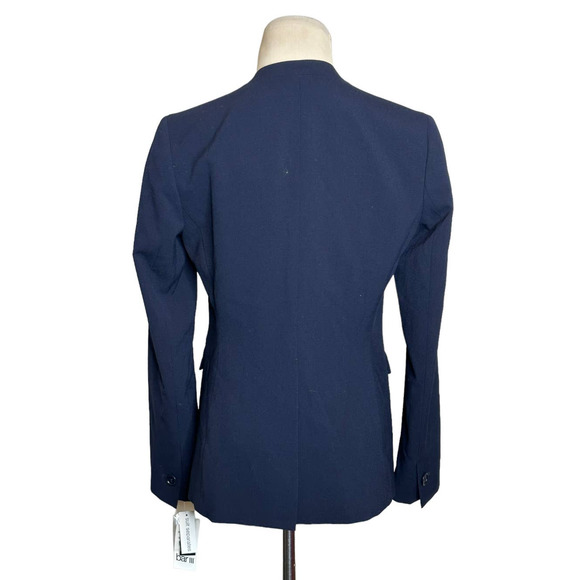 Bar III navy blue open front lined blazer size XS - Picture 3 of 12
